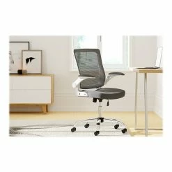 Serta Works Creativity Mesh Back Polyester Computer And Desk Chair, Gray (CHR10023B) -Office Chairs Shop unnamed file 102
