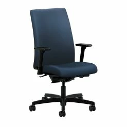 HON® Ignition® Mid-Back Office/Computer Chair, Adjustable Arms, Contourett Polyurethane Ocean