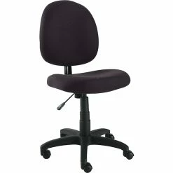 Alera Essentia Acrylic Computer & Desk Chair, Black (ALEVT48FA10B)