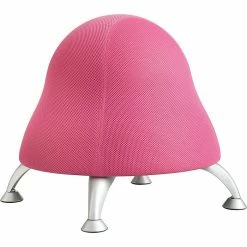 Safco Runtz Fabric Ball Chair, Bubble Gum (4755PI)