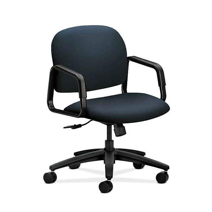 HON HON4002WP37T Solutions Seating Mid-Back Office/Computer Chair, Fixed Arms, Navy Fabric 3 HON HON4002WP37T Solutions Seating Mid-Back Office/Computer Chair, Fixed Arms, Navy Fabric