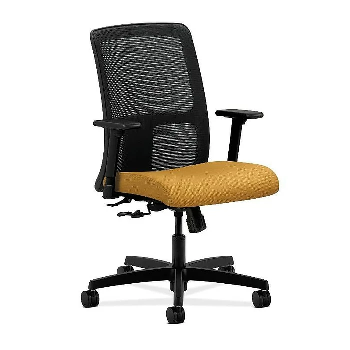 HON® Ignition Mesh Low-Back Office/Computer Chair, Mustard 3 HON® Ignition Mesh Low-Back Office/Computer Chair, Mustard