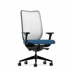 HON® Nucleus® Knit Mesh Back Office/Computer Chair, Adjustable Arms, Inertia Regatta Fabric