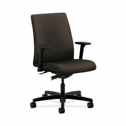 HON HONIT103CU49 Ignition Low-Back Office/Computer Chair, Adjustable Arms, Espresso Fabric