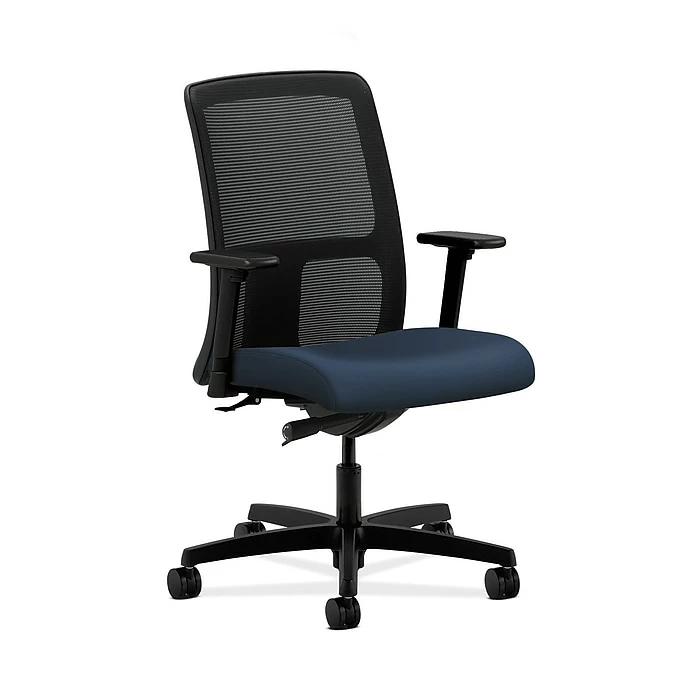 HON Ignition Mesh Fabric-Upholstered Low-Back Office/Computer Chair, Adj. Arms, Ocean 3 HON Ignition Mesh Fabric-Upholstered Low-Back Office/Computer Chair, Adj. Arms, Ocean