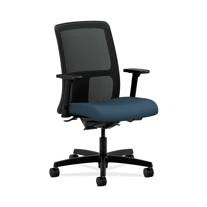 HON HONIT201SX05 Ignition Fabric-Upholster Mesh Low-Back Office/Computer Chair, Adjustable Arms, Jet 3 HON HONIT201SX05 Ignition Fabric-Upholster Mesh Low-Back Office/Computer Chair, Adjustable Arms, Jet