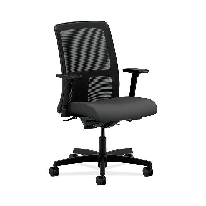 HON HONIT201CU19 Ignition Mesh Low-Back Office/Computer Chair, Adjustable Arms, Iron Ore Fabric 3 HON HONIT201CU19 Ignition Mesh Low-Back Office/Computer Chair, Adjustable Arms, Iron Ore Fabric