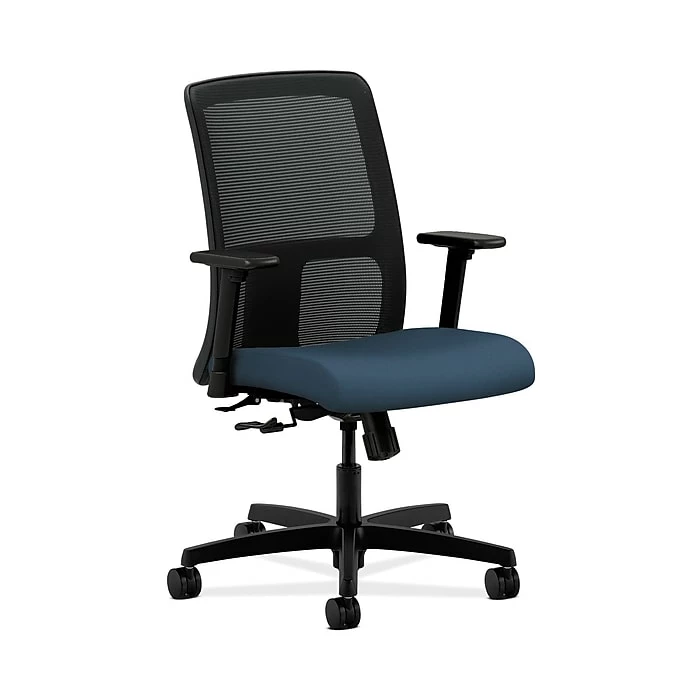 HON HONIT106SX05 Ignition Fabric-Upholster Mesh Low-Back Office/Computer Chair, Adjustable Arms, Jet 3 HON HONIT106SX05 Ignition Fabric-Upholster Mesh Low-Back Office/Computer Chair, Adjustable Arms, Jet
