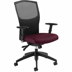 Global Alero Jenny Fabric Mesh Medium Back Multi-Tilter Chair, Vermilion -Office Chairs Shop unnamed file 1450