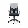 Staples Dedham Mesh Back Fabric Computer And Desk Chair, Black (51483)