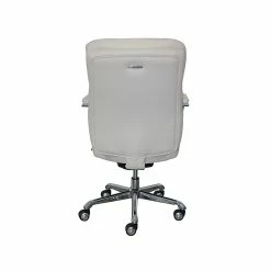 La-Z-Boy Sutherland Ergonomic Faux Leather Swivel Computer And Desk Chair, Ivory (CHR10048C) -Office Chairs Shop unnamed file 1466