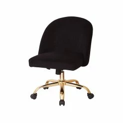 Avenue Six Layton Velvet Swivel Office Chair, Black/Gold (FL3224G-B62) -Office Chairs Shop unnamed file 1482