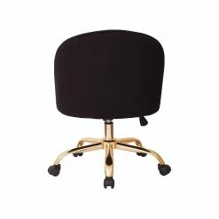 Avenue Six Layton Velvet Swivel Office Chair, Black/Gold (FL3224G-B62) -Office Chairs Shop unnamed file 1485