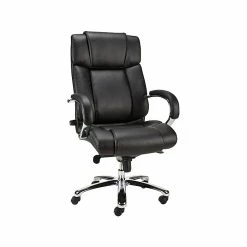 Staples Sonada Bonded Leather Computer And Desk Chair, Black (28358)