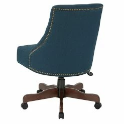 Inspired By Bassett Rebecca Office Chair With Dark Espresso Finish Base And Klein Azure Fabric (BP-REBEX-K14) -Office Chairs Shop unnamed file 1532