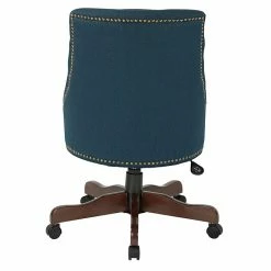 Inspired By Bassett Rebecca Office Chair With Dark Espresso Finish Base And Klein Azure Fabric (BP-REBEX-K14) -Office Chairs Shop unnamed file 1534