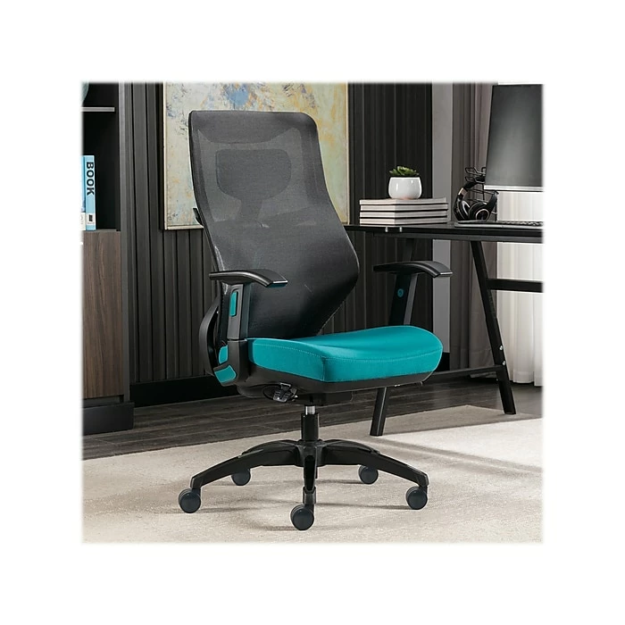 Beautyrest Duo-EX Ergonomic Mesh Swivel Computer Chair, Teal (60051-TEL) 10 Beautyrest Duo-EX Ergonomic Mesh Swivel Computer Chair, Teal (60051-TEL) - Image 8