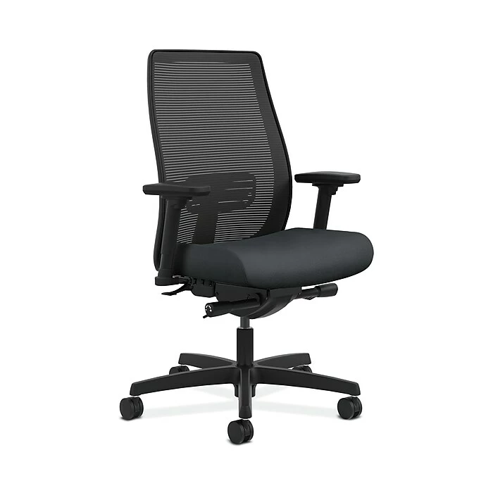 HON HONLWIM2ANR10 Endorse Collection Mesh Mid-Back Office/Computer Chair, Adj. Arms, Onyx Fabric 3 HON HONLWIM2ANR10 Endorse Collection Mesh Mid-Back Office/Computer Chair, Adj. Arms, Onyx Fabric