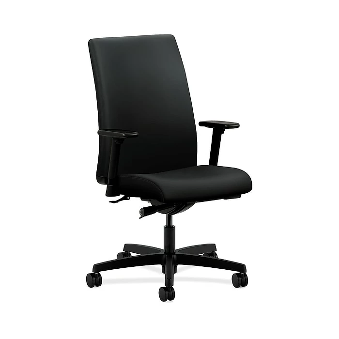 HON HONIW114UR10 Ignition Mid-Back Office/Computer Chair, Adjustable Arms, Black Fabric 3 HON HONIW114UR10 Ignition Mid-Back Office/Computer Chair, Adjustable Arms, Black Fabric