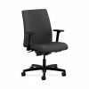HON HONIT202SX23 Ignition Fabric-Upholstered Low-Back Office/Computer Chair, Adjustable Arms, Carbon