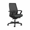 HON HONLWIM2FNR10 Endorse Collection Mesh Mid-Back Office/Computer Chair, Fixed Arms, Onyx Fabric