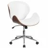 Flash Furniture Mid-Back Walnut Wood Swivel Conference Chair In White Leather (SDSDM22405WH) -Office Chairs Shop unnamed file 1729