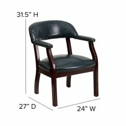 Flash Furniture Vinyl Mid Back Luxurious Conference Chair, Navy -Office Chairs Shop unnamed file 1742