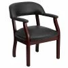 Flash Furniture Luxurious Vinyl Conference Chair, Black And Mahogany (BZ105BLK) -Office Chairs Shop unnamed file 1780