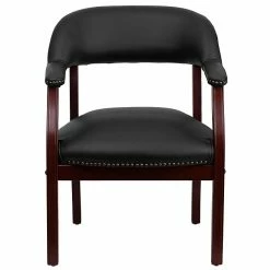 Flash Furniture Luxurious Vinyl Conference Chair, Black And Mahogany (BZ105BLK) -Office Chairs Shop unnamed file 1788