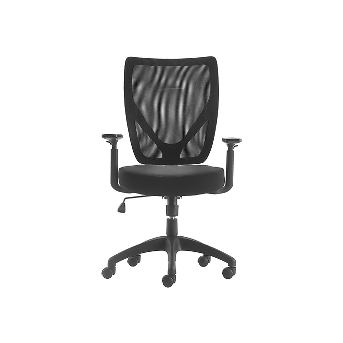 Serta Works Mesh Back Polyester Computer And Desk Chair, Black (CHR10021A) 3 Serta Works Mesh Back Polyester Computer And Desk Chair, Black (CHR10021A)