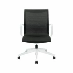 Global Solar Mesh Conference Chair, White/Black (8457MDN)