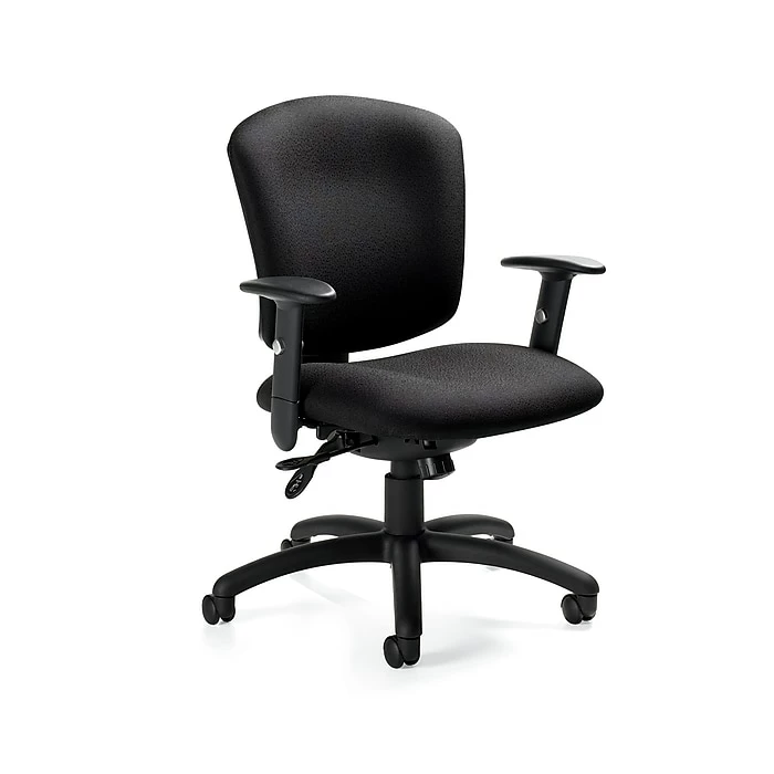 Global Supra X Jenny Fabric Medium Back Multi-Tilter Chair, Slate 3 Global Supra X Jenny Fabric Medium Back Multi-Tilter Chair, Slate