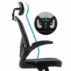 Urban Factory ERGO Simple Ergonomic Adjustable Office Chair, Black (ESC05UF) -Office Chairs Shop unnamed file 1943