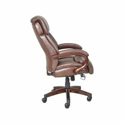 La-Z-Boy Bradley Bonded Leather Executive Chair, Roasted Chestnut (44762) -Office Chairs Shop unnamed file 1959