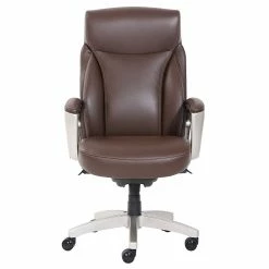 La-Z-Boy Arcadian Bonded Leather Executive Chair, Brown (60008)
