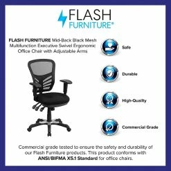 Flash Furniture Mesh Executive Chair, Black (HL-0001-GG) 14 Flash Furniture Mesh Executive Chair, Black (HL-0001-GG) -Office Chairs Shop unnamed file 2019