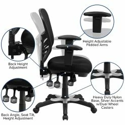 Flash Furniture Mesh Executive Chair, Black (HL-0001-GG) 16 Flash Furniture Mesh Executive Chair, Black (HL-0001-GG) -Office Chairs Shop unnamed file 2021