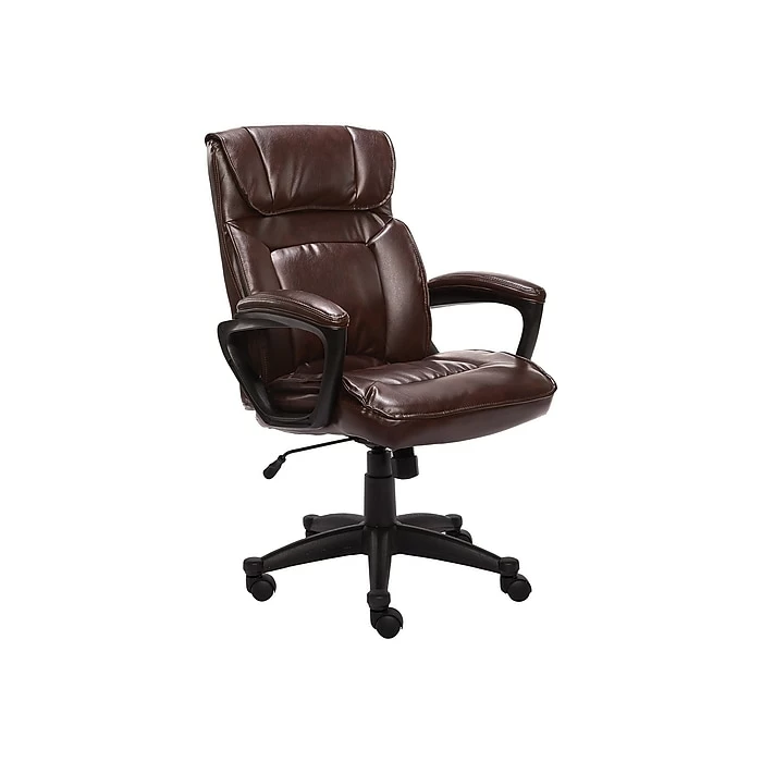 Serta Hannah I Bonded Leather Executive Chair, Biscuit (43670G) 4 Serta Hannah I Bonded Leather Executive Chair, Biscuit (43670G) - Image 2