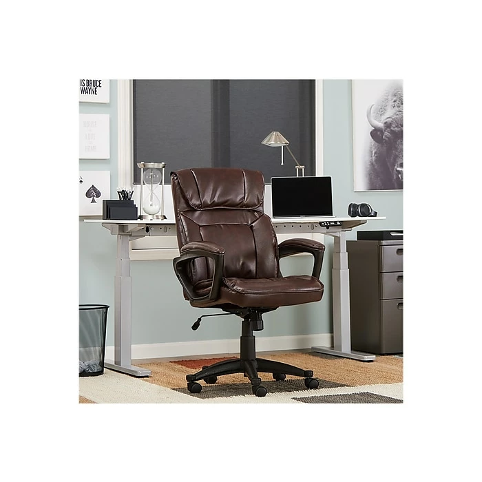 Serta Hannah I Bonded Leather Executive Chair, Biscuit (43670G) 10 Serta Hannah I Bonded Leather Executive Chair, Biscuit (43670G) - Image 8