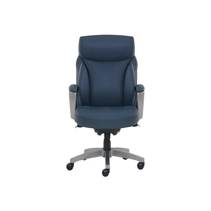 La-Z-Boy Leather Executive Chair, Blue (51447) 3 La-Z-Boy Leather Executive Chair, Blue (51447)