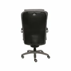 Serta Big & Tall Ergonomic Bonded Leather Swivel Executive Chair, Black/Silver (44951) -Office Chairs Shop unnamed file 2077