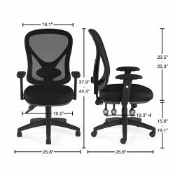 Staples Carder Mesh Back Fabric Computer And Desk Chair, Black (24115-CC) -Office Chairs Shop unnamed file 21