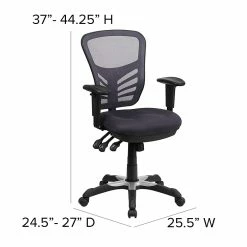 Flash Furniture Mesh Executive Chair, Dark Gray (HL0001DKGY) -Office Chairs Shop unnamed file 2127