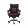 La-Z-Boy Harnett Ergonomic Faux Leather Swivel Executive Chair, Coffee (46253B) -Office Chairs Shop unnamed file 2159