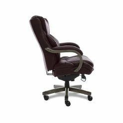 La-Z-Boy Harnett Ergonomic Faux Leather Swivel Executive Chair, Coffee (46253B) -Office Chairs Shop unnamed file 2161