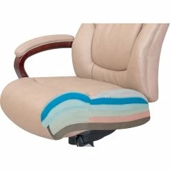 La-Z-Boy Miramar ComfortCore Traditions Executive Office Chair, Taupe (45835) -Office Chairs Shop unnamed file 2171