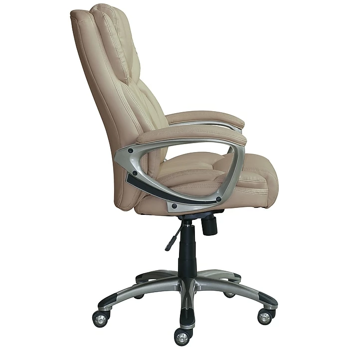 Serta Works Bonded Leather Executive Office Chair, American Beige (CH200112) 5 Serta Works Bonded Leather Executive Office Chair, American Beige (CH200112) - Image 3