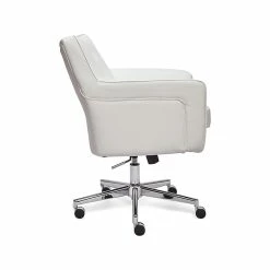 Serta Style Ashland Faux Leather Swivel Computer And Desk Chair, White (47140E) -Office Chairs Shop unnamed file 219