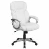 Flash Furniture Faux Leather Mid-Back Executive Office Chair, White (GO2236MWH) -Office Chairs Shop unnamed file 2199