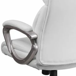 Flash Furniture Faux Leather Mid-Back Executive Office Chair, White (GO2236MWH) -Office Chairs Shop unnamed file 2206